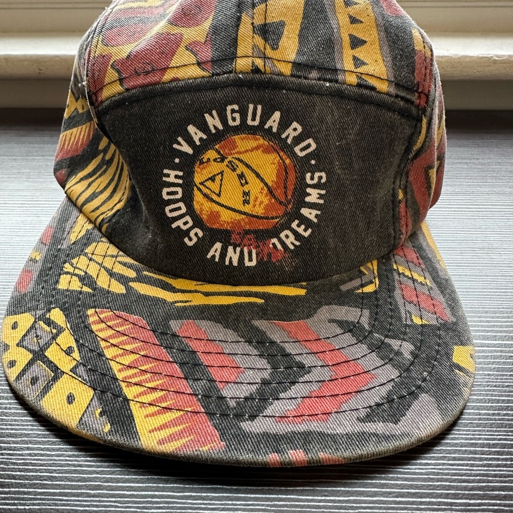 Vanguard Hoops and Dreams Patterned Hat - Yellow, Red, Gray